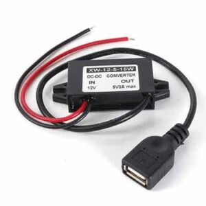 ממיר מתח 12V To 5V DC/DC בחיבור USB