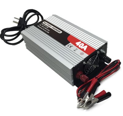 מטען למצבר 40A/12V טעינה בשלושה שלבים למצברים של 12 וולט