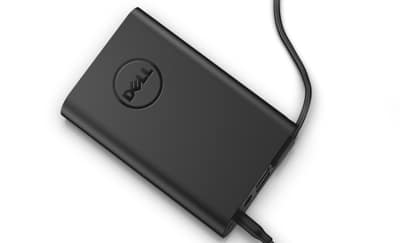 סוללה חיצונית ומטען למחשב נייד Dell 19.5V 2.31A מתאים למחשבי DELL XPS Latitude Vostro Insprion