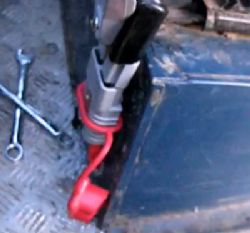 שקע אנדרסון צבע אפור Anderson Connector SB50- 8 AWG