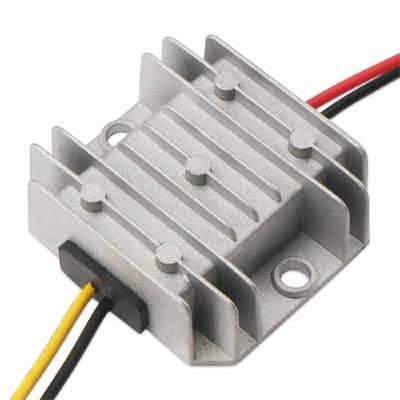 ממיר מתח מתכוונן מוגן מים DC to DC Step-Up 12V to 24V  3A