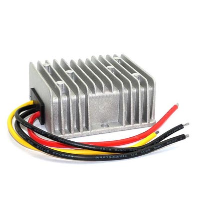 ממיר מתח נמוך מוגן מים DC to DC Step-Up 12V to 24V 5A