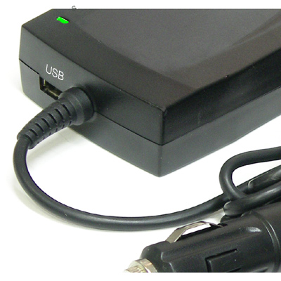 מטען למחשב נייד לבית/רכב תחליפי DELL Slim AC/DC Combo PA-12 19.5V 3.34A