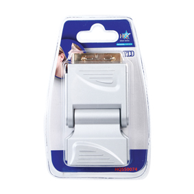 מתאם מוזהב וגמיש במיוחד 180 מעלות SCART נקבה ל- SCART זכר מסדרת HQ המקצועית