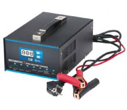 מטען למצבר 7 שלבים 40A דיגיטלי, 24V ו 12V וולט Automatic 7 Stage Charger