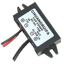 ממיר מתח 12V To 5V DC/DC בחיבור USB