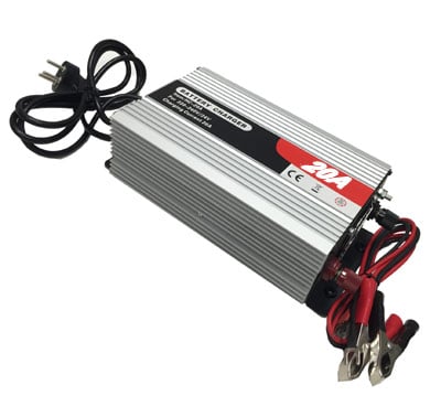מטען מצברים 20A / 24V טעינה בארבעה שלבים,לטעינה במתח של 24 וולט