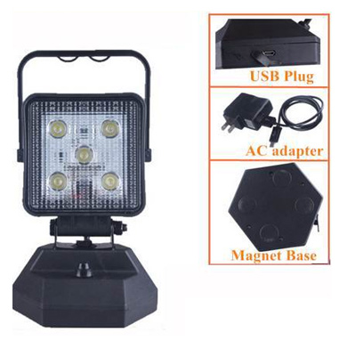 פנס פרוז'קטור לד LED נטען הספק 15W,עוצמת הארה 810Lm פנס לד נטען המאיר מצוין בשעת חירום או לרכבי שטח בעל מגנט. פועל כ 4 שעות בעוצמת אור לבן פנס פרוז'קטור לד LED נטען הספק 15W,עוצמת הארה 810Lm