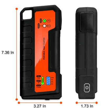 בוסטר להנעת רכב דיזל ובנזין כבד 700A בעל תקן IP65 עמיד נגד מים, טורבו בוסטר SBASE Ultra Safety