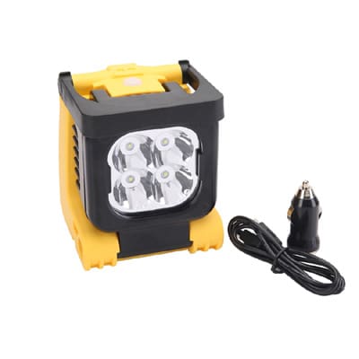 פנס יד LED נייד מגנטי עם ידית אחיזה בהספק 12W עוצמת הארה 1000Lm