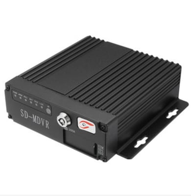 12V 4CH Remote Car DVR Real Time Video Recorder מקליט 4 ערוצים למצלמת אבטחה לרכב