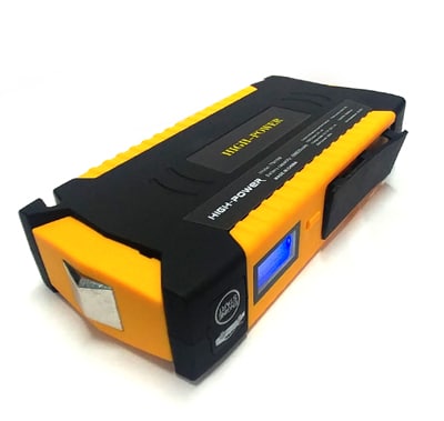 בוסטר התנעה לרכב צג דיגיטלי הספק 16,000mAh וסוללה חיצונית למחשב נייד ולפלאפונים הספק הנעה עד 600A