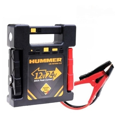 בוסטר התנעה מקצועי Hummer H24 מתח 12 וולט וגם 24 וולט למשאיות עד 36 טון אוטובוסים ורכב צמ"ה כבד