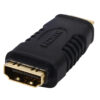 מתאם מוזהב מיני HDMI זכר ל- HDMI נקבה