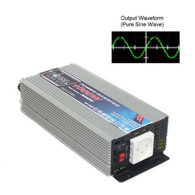ממיר מתח סינוס טהור 12V תוצרת POWER-INVERTER הספק 1000 וואט 12V/1000W  Pure Sine Wave Power Inverter