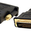 מתאם  DVI TO HDMI, זכר DVI ל נקבה HDMI