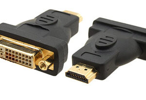 מתאם  HDMI TO DVI-I, זכר HDMI ל נקבה DVI-I
