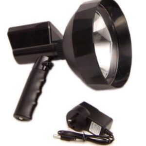 פנס פרוז'קטור לד LED נטען הספק 10W,עוצמת הארה 900Lm,קוטר 170ממ,מרחק הארה 500 מטר ,10W LED