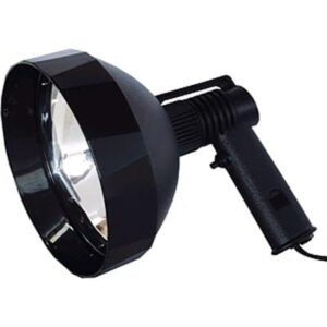 פנס פרוז'קטור הלוגן  ידני הספק 100W,עוצמת הארה 1000Lm,קוטר 175ממ,מרחק הארה 500 מטר ,100W Halogen