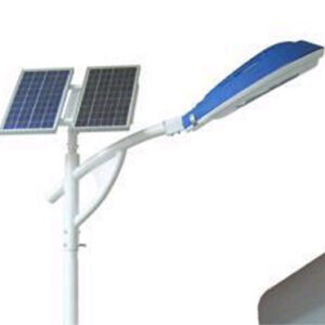 עמוד תאורה סולארית לד LED 40W לבתים וחצרות .