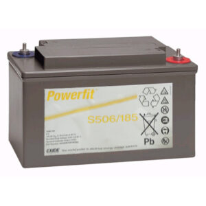 מצבר ג'ל לתעשיה פריקה עמוקה Exide PowerFit S500/185  6V 185Ah
