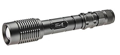 פנס יד לד מקצועי UltraFire חזק ואיכותי במיוחד 5 מצבי תאורה מספק 1600LM