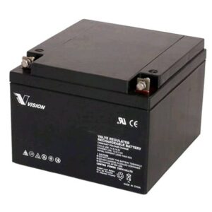 מצבר 12V פריקה עמוקה 22Ah מתאים לאל פסק ומערכות סולאריות ,Deep Cycle Battery 22AH