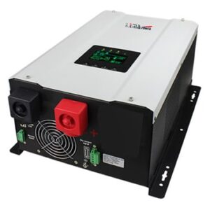 ממיר מתח היברידי 24V 4000W סינוס טהור כולל מטען מצברים Grid Hybrid Off Grid Power Inverter