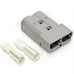 שקע אנדרסון צבע אפור Anderson Connector SB50- 8 AWG