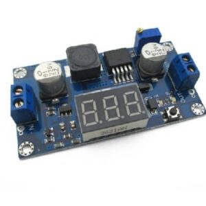 ממיר מתח נמוך 4.3V-32V 4A MAX, DC TO DC, טווח כניסה עד 32 וולט בעל תצוגה דיגיטלית