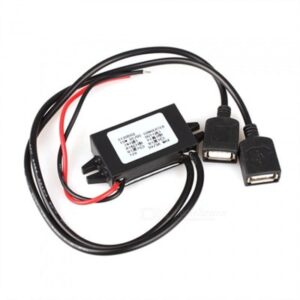 ממיר מתח DC-DC לשקע USB בילד אין מ12V או יותר ל5V הספק עד 3A אמפר