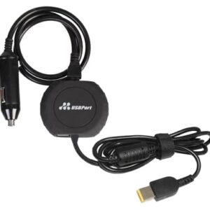 מטען רכב למחשב נייד YOGA LENOVO לכל סוגי מחשבי לנובו עד 65W כולל יציאת USB