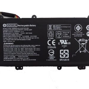 סוללה למחשב מקורית HP Envy 17T-U000 CTO SG03XL HP Envy 17-ch0000nj