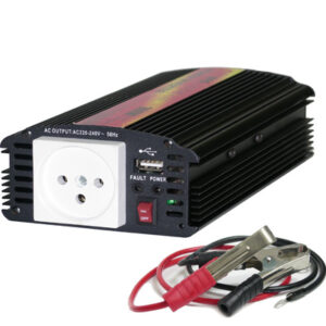 ממיר מתח  מ  DC 12V- 220V לשימוש מהרכב 400W