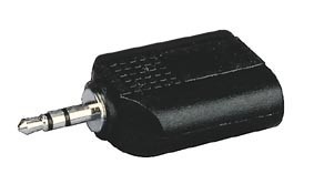 מתאם / מפצל איכותי PL 3.5mm זכר ל- 2 PL 3.5mm