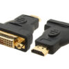 מתאם HDMI זכר ל- DVI נקבה