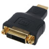 מתאם מוזהב HDMI זכר ל- DVI נקבה – סדרה מקצועית HQ מתאם HDMI זכר ל- DVI נקבה מסדרת HQ המקצועית עם קונקטורים מצופים זהב 24 קראט ובאריזת בליסטר מתאם מוזהב HDMI זכר ל- DVI נקבה - סדרה מקצועית HQ
