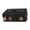 מתאם מפצל מוזהב SCART זכר ל- RCA+S-VIDEO נקבה – הסדרה המקצועית מתאם מפצל מצופה זהב SCART זכר ל- RCA+S-VIDEO נקבה מסדרת HQ המקצועית עם מתג החלפה בין RCA ל- S-VIDEO מתאם מפצל מוזהב SCART זכר ל- RCA+S-VIDEO נקבה - הסדרה המקצועית