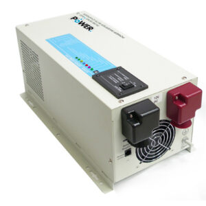 ממיר מתח 24V 2000W סינוס טהור כולל מטען מצברים Solar Power inverter Of Grid with Charger 70A