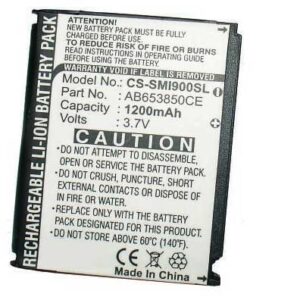 סוללה לטלפון סלולרי Samsung SGH-i900, SGH-i900v, SGH-i908, i900 Omnia