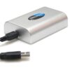 ממיר USB to DVI לחיבור יציאה ממחשב לטלויזה (EZCAP)