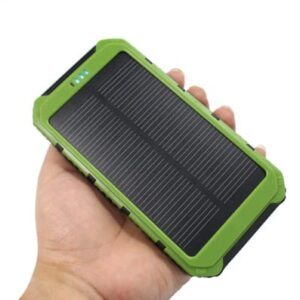 סוללה ניידת סולארית בהספק של 12000mAH למחשב טאבלט וסלולריים סמסונג, LG, אייפון ולכל מטרה