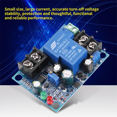 בקר מתח מתוכנת לטעינה אוטומטית רציפה BMS Protection Controller Charging 12V 24V 36V 48V