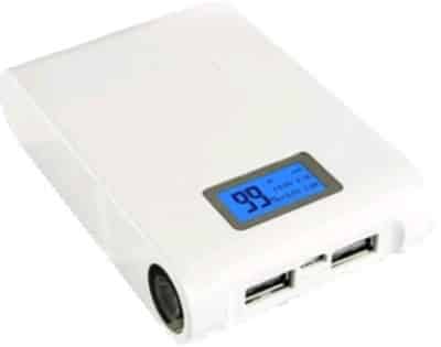 סוללה ניידת בעלת צג דיגיטלי 12000mAH למחשב טאבלט וסלולריים סמסונג, LG, אייפון ולכל מטרה
