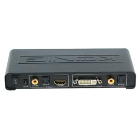 ממיר אות DVI TO HDMI CONVERTER ,כולל אודיו דיגיטלי בחיבור אופטי או קואקסיאלי