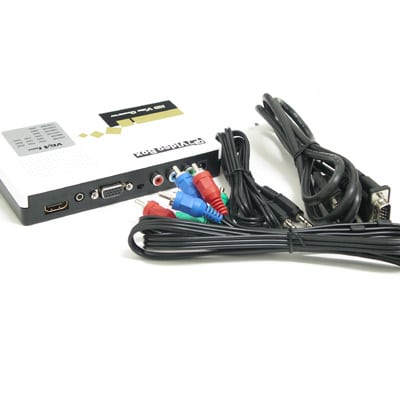 ממיר scaler HDMI קומבו,ממחשב או ממיר כבלים יציאות VGA/COMPONNET to HDMI ,המרה לפורמט HDMI