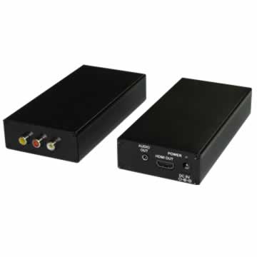 ממיר/טרנסקודר RCA TO HDMI scaler,HDMI לטלויזה ממיר כבלים YES הוט לחיבור מ RCA ל HDMI