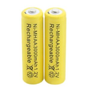 זוג סוללות נטענות 3000mAh 1.2v  AA