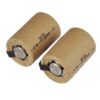 זוג סוללות Ni-CD עם תגית הלחמה 1/2v  4/5SC2000mAh UNITEK
