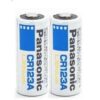 זוג סוללות CR123A Panasonic מסוג ליתיום  3V